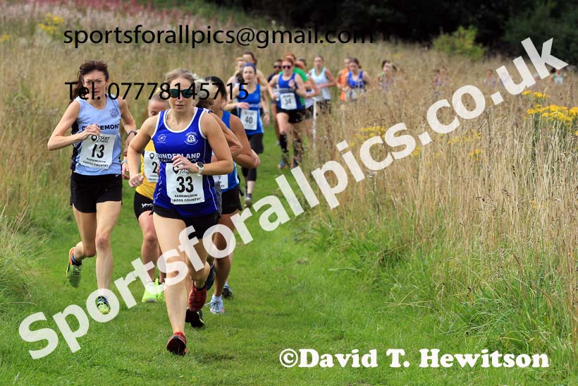 Senior Women, Farringdon Cross Country Relays, Sunderland.  Photo: David T. Hewitson/Sports for All Pics